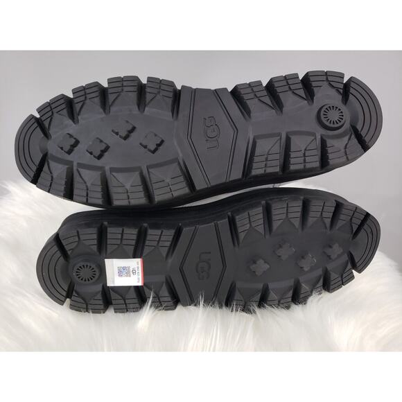 NEW Size 11 UGG Solid White Sidnee Waterproof Platform Lug Combat Boots Punk - Picture 6 of 7